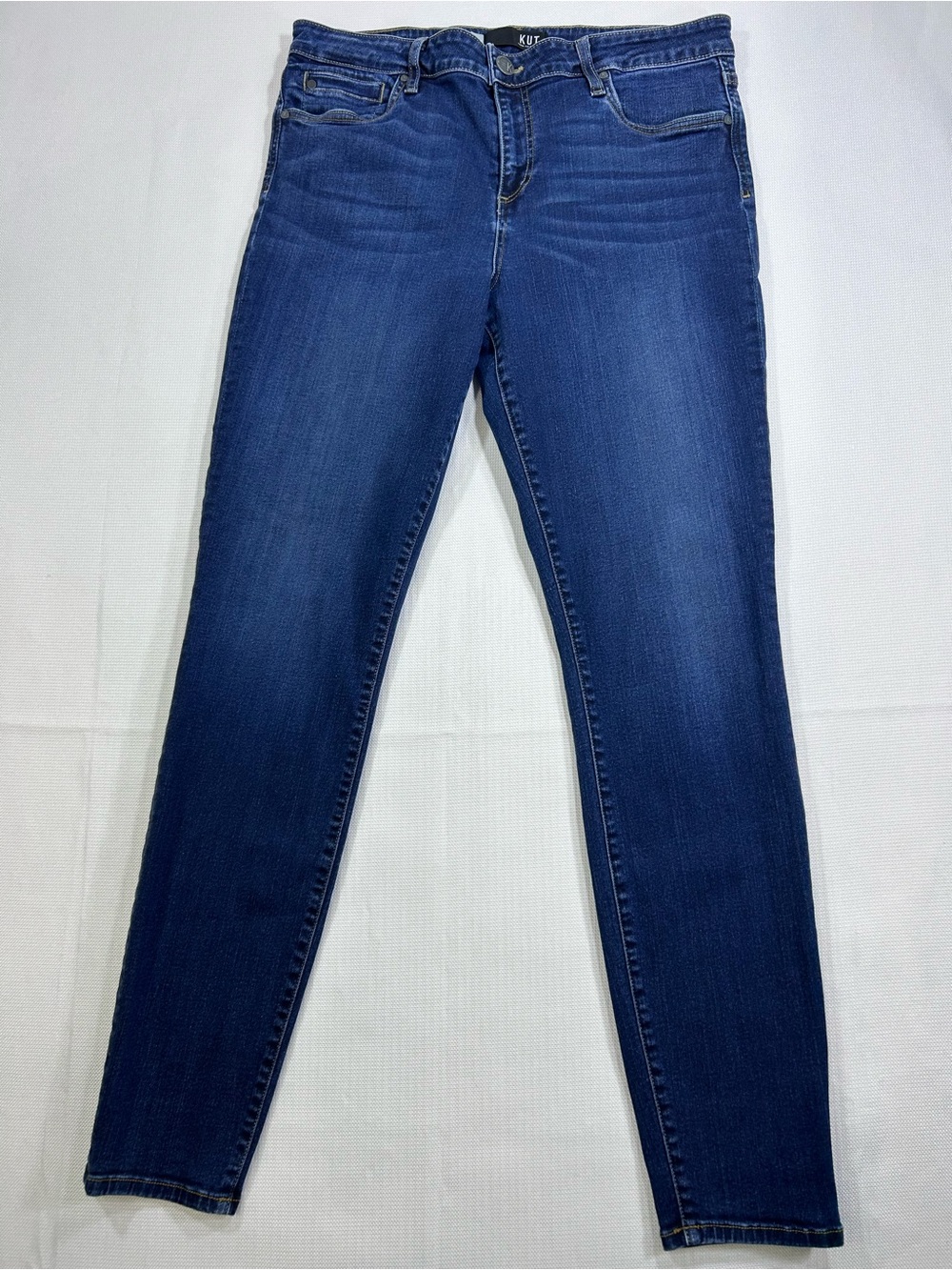 Kut From The Kloth Mia Toothpick Skinny Jeans 14S Dark Wash Stretch Denim